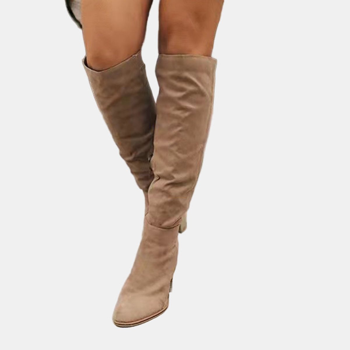 Women's Over-the-Knee Block Heel Boots
