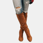 Women's Over-the-Knee Block Heel Boots