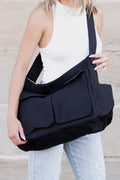 Women's Oversized Canvas Crossbody Bag