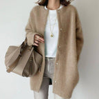 Women's Fuzzy Knit Winter Cardigan