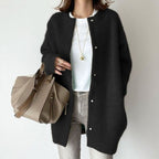 Women's Fuzzy Knit Winter Cardigan