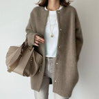 Women's Fuzzy Knit Winter Cardigan