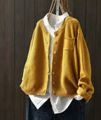 Women's Button-Front Oversized Cardigan