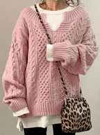 Women's Cable Knit Oversized Jumper