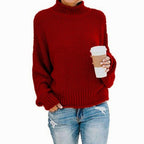 Women's Chunky Oversized Roll Neck Jumper