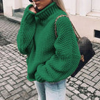 Women's Chunky Oversized Roll Neck Jumper