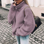 Women's Chunky Oversized Roll Neck Jumper