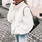 Women's Chunky Oversized Roll Neck Jumper