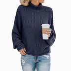 Women's Chunky Oversized Roll Neck Jumper