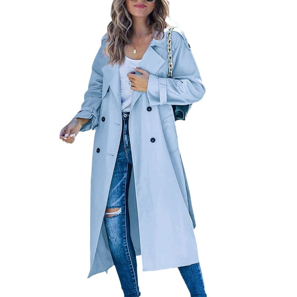 Women's Belted Longline Overcoat