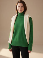 Women's Oversized Turtleneck Jumper