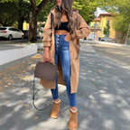 Women's Hooded Longline Overcoat
