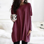 Women's Long Sleeve Pocket Tunic