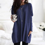 Women's Long Sleeve Pocket Tunic