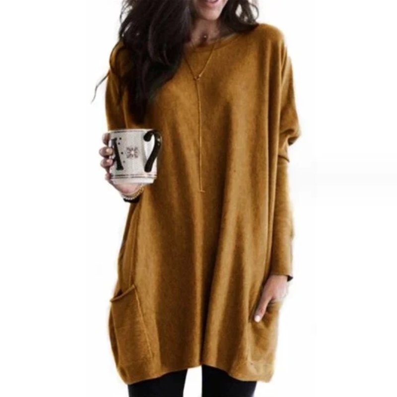 Women's Long Sleeve Pocket Tunic