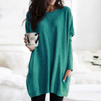 Women's Long Sleeve Pocket Tunic