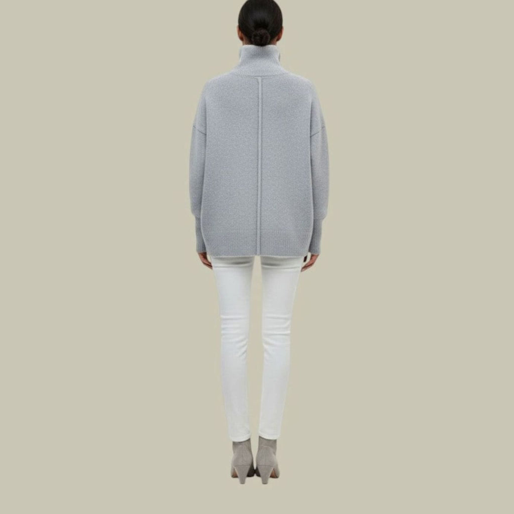 Women's Loose-Fit Roll Neck Jumper