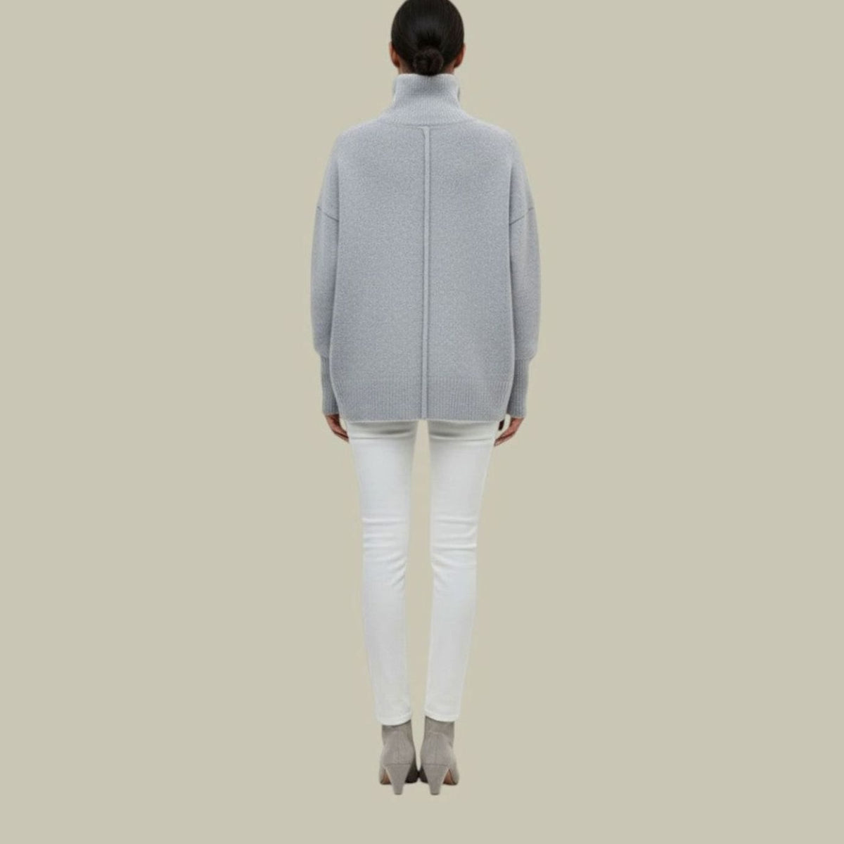 Women's Loose-Fit Roll Neck Jumper