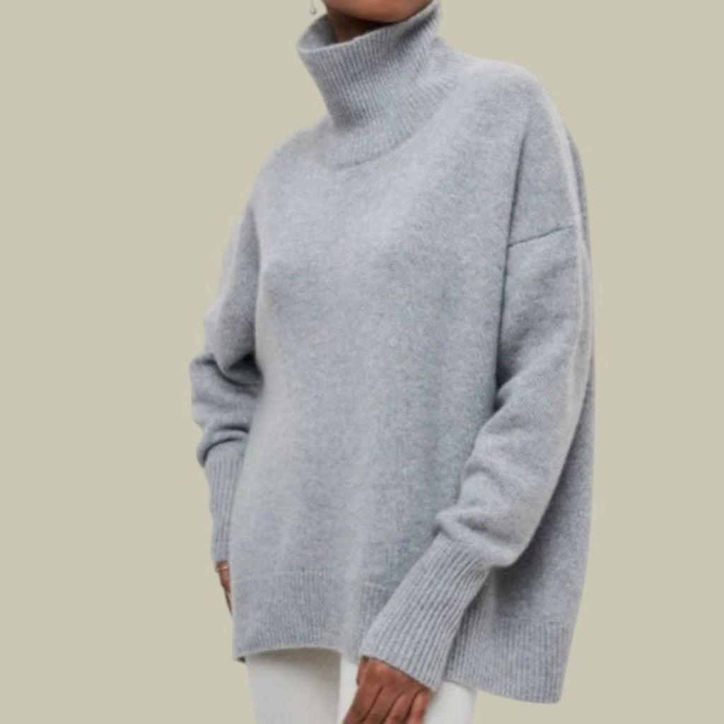 Women's Loose-Fit Roll Neck Jumper