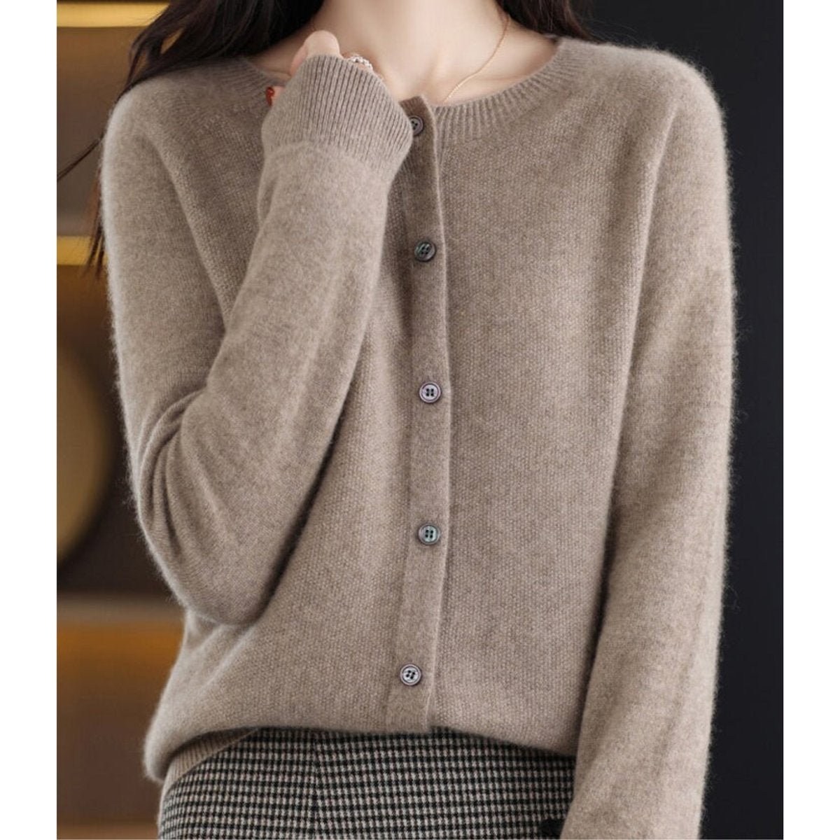 Women's Oversized Wool Cardigan
