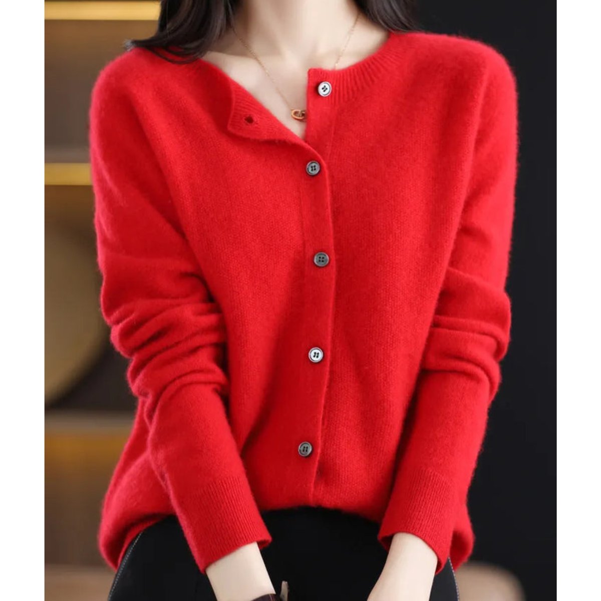 Women's Oversized Wool Cardigan