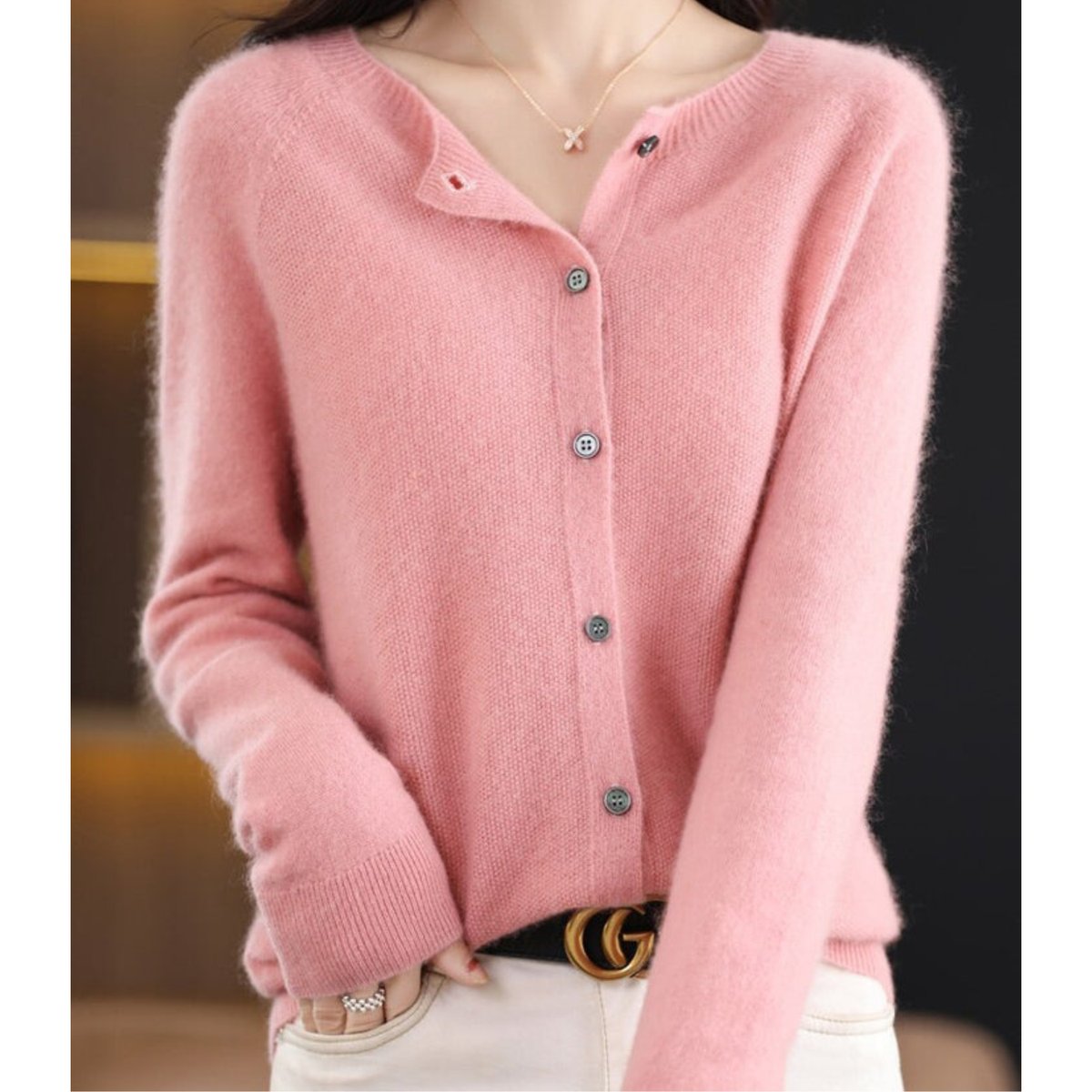 Women's Oversized Wool Cardigan
