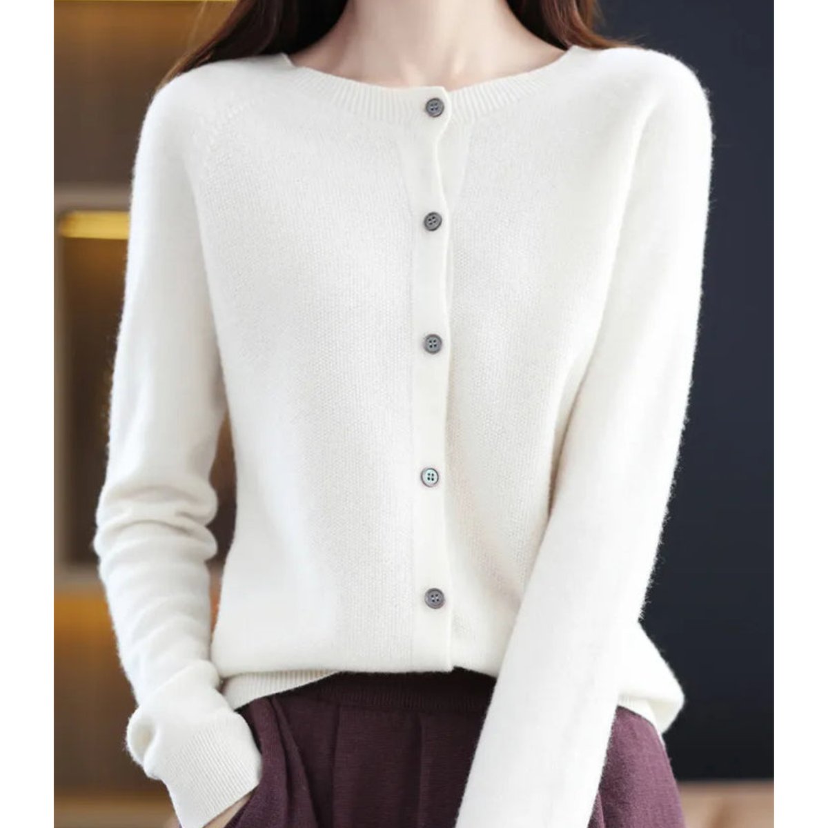 Women's Oversized Wool Cardigan