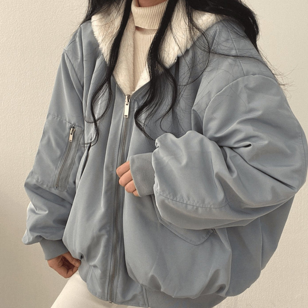 Women's Fleece-Lined Zip-Up Jacket