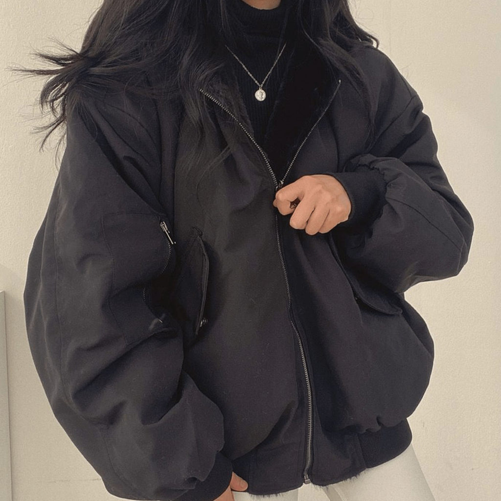 Women's Fleece-Lined Zip-Up Jacket