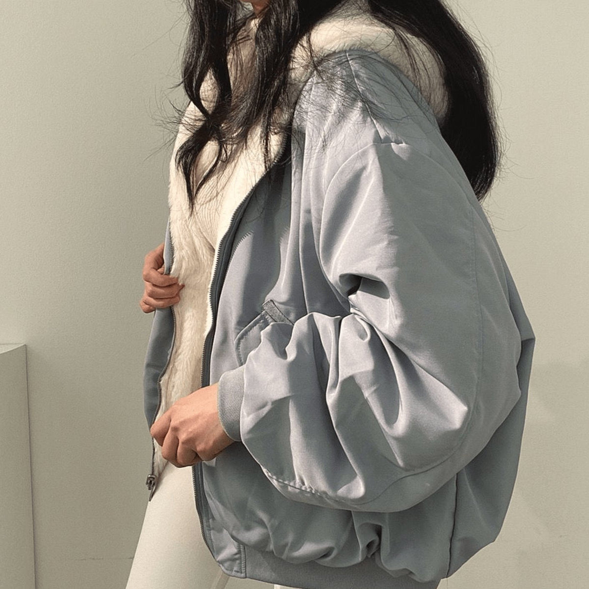 Women's Fleece-Lined Zip-Up Jacket