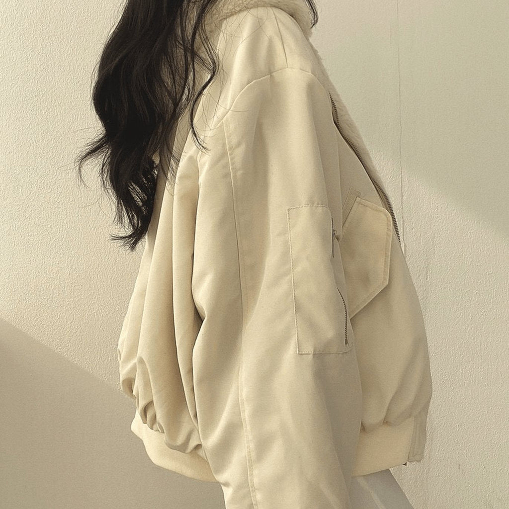 Women's Fleece-Lined Zip-Up Jacket