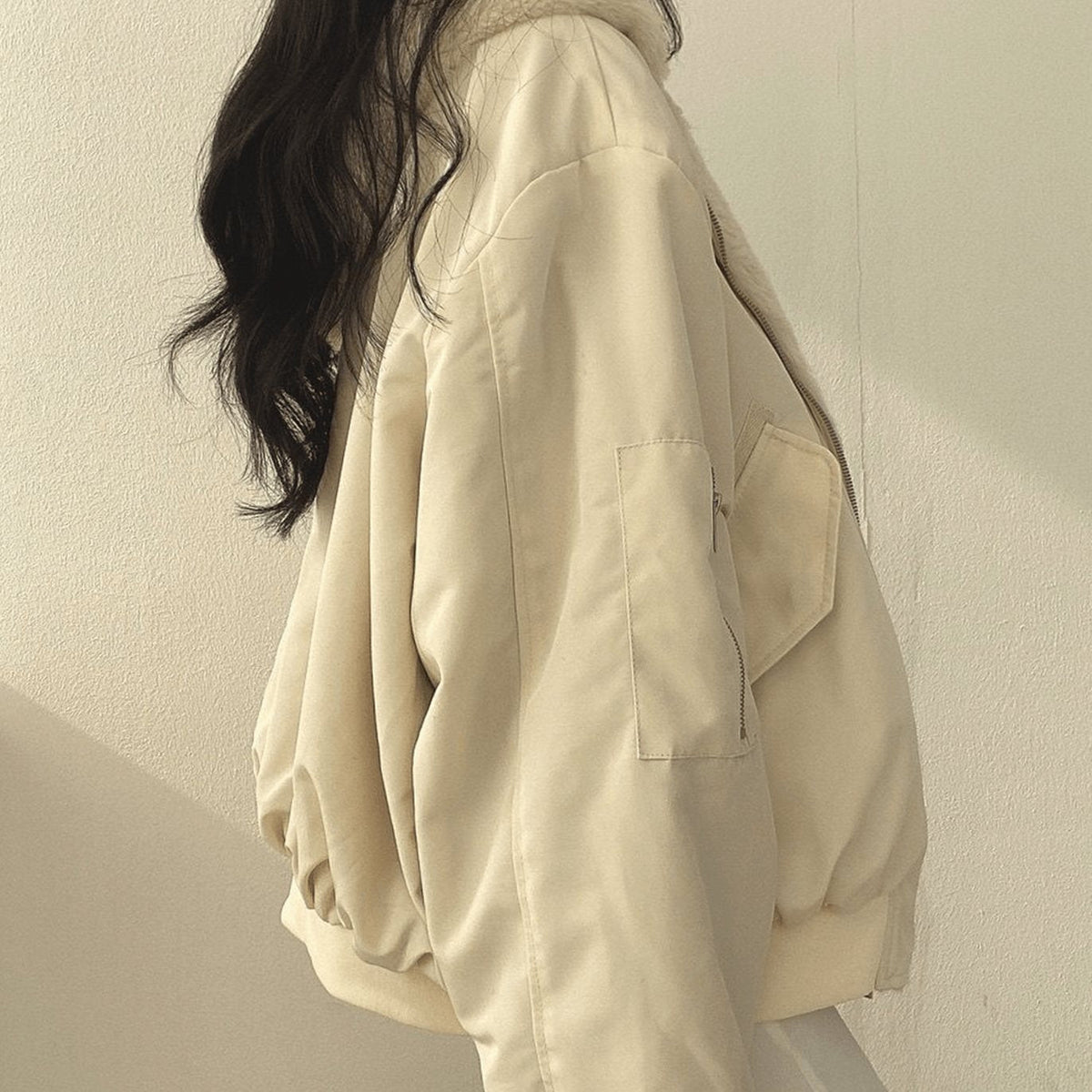Women's Fleece-Lined Zip-Up Jacket