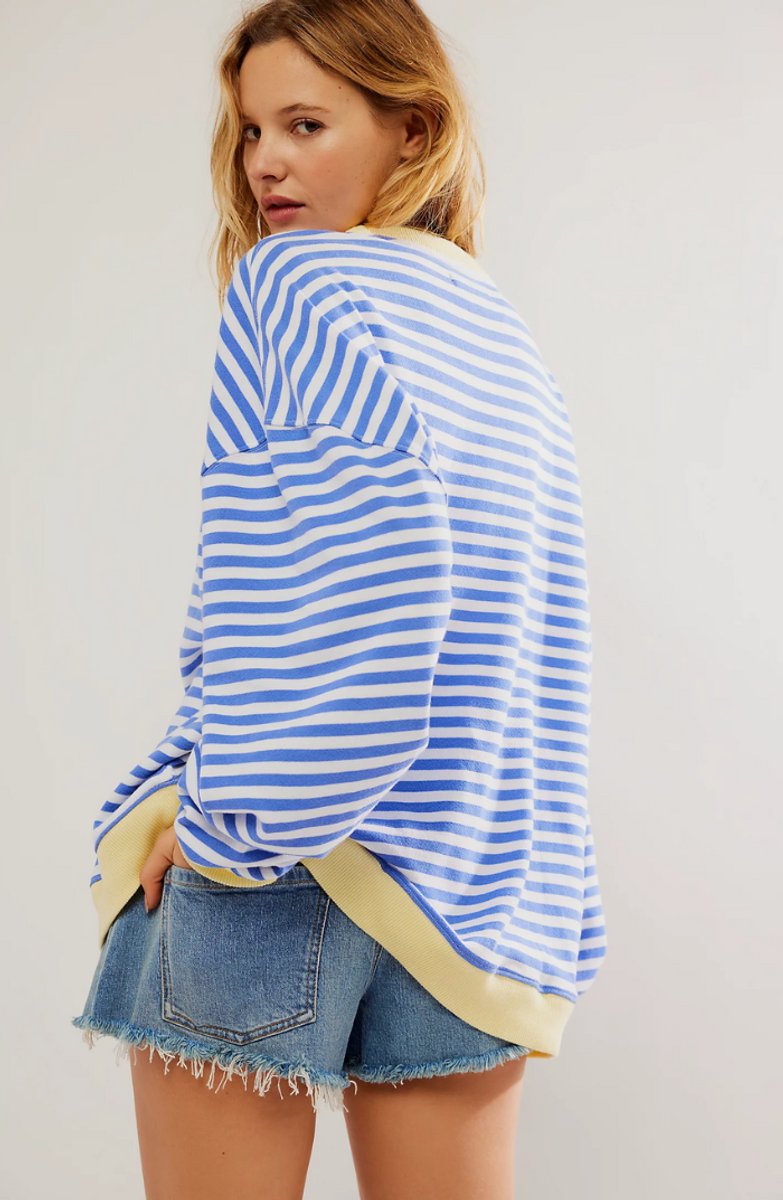 Women's Oversized Striped Jumper