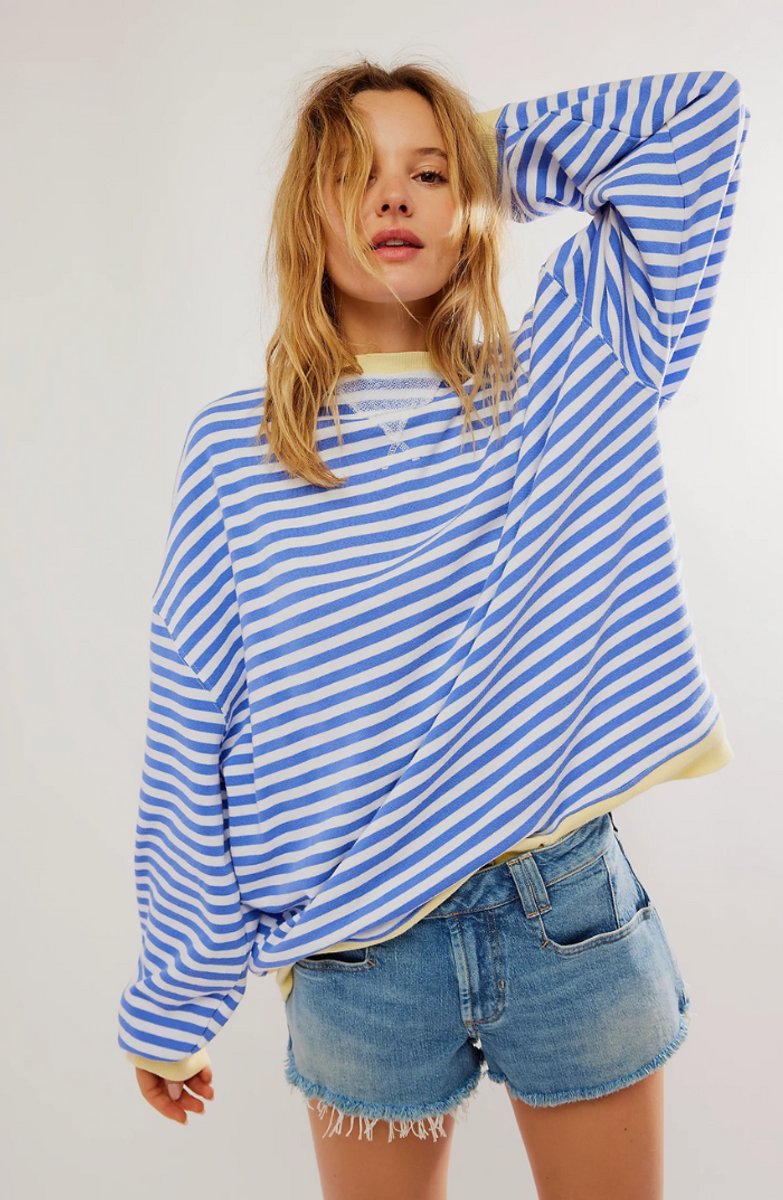 Women's Oversized Striped Jumper