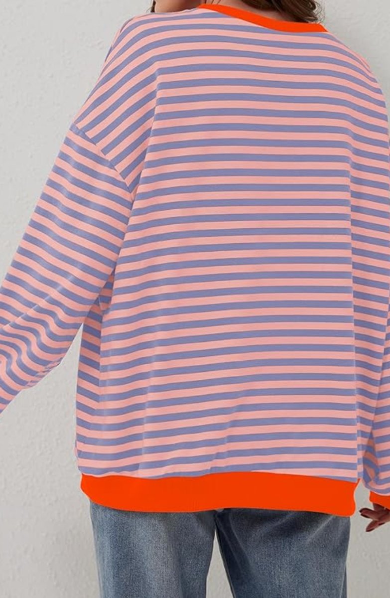 Women's Oversized Striped Jumper
