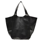 Women's Magnetic-Closure Vegan Leather Tote