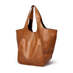 Women's Magnetic-Closure Vegan Leather Tote