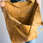 Women's Magnetic-Closure Vegan Leather Tote
