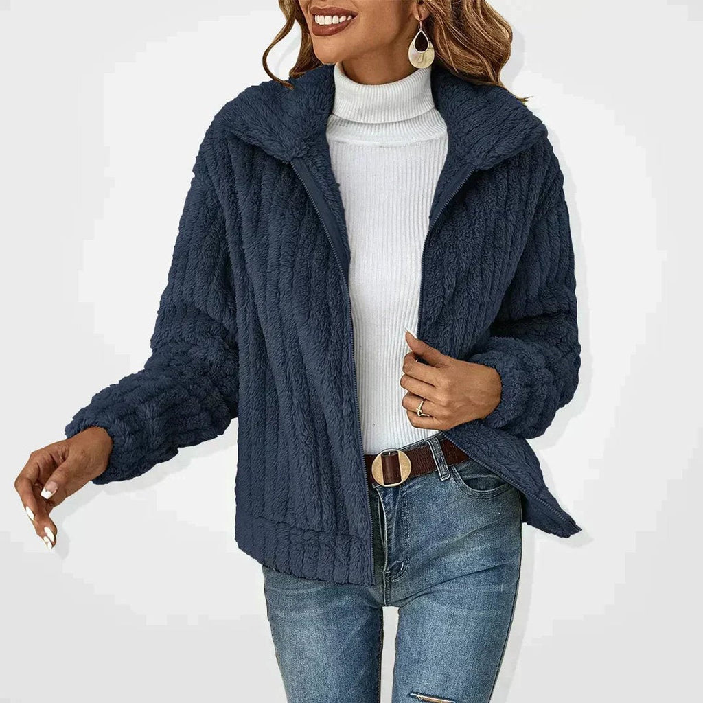 Women's Quilted Fleece Jacket