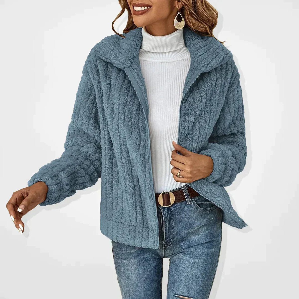 Women's Quilted Fleece Jacket