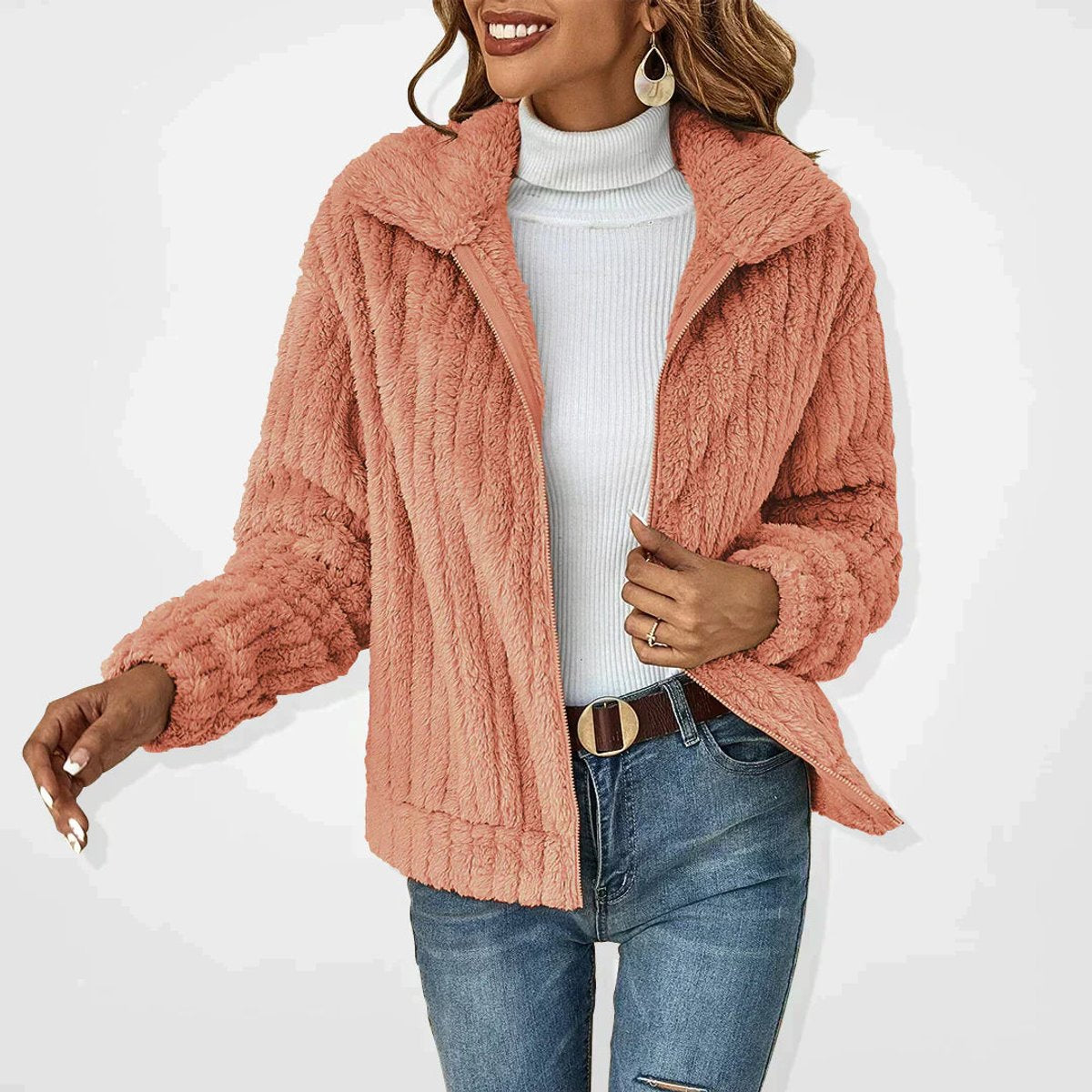 Women's Quilted Fleece Jacket