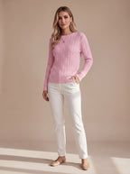 Women's Relaxed Cable Knit Jumper