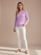 Women's Relaxed Cable Knit Jumper