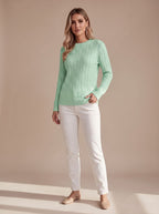 Women's Relaxed Cable Knit Jumper