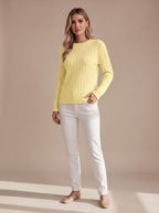 Women's Relaxed Cable Knit Jumper