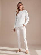 Women's Relaxed Cable Knit Jumper