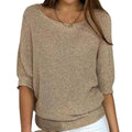 Women's Batwing-Sleeve Knit Pullover