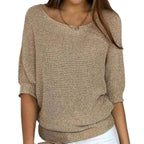 Women's Batwing-Sleeve Knit Pullover
