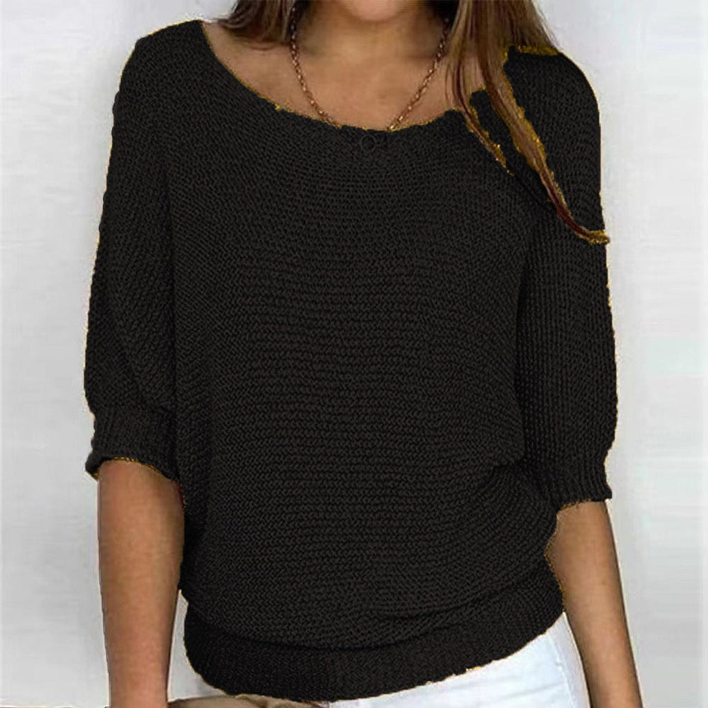 Women's Batwing-Sleeve Knit Pullover