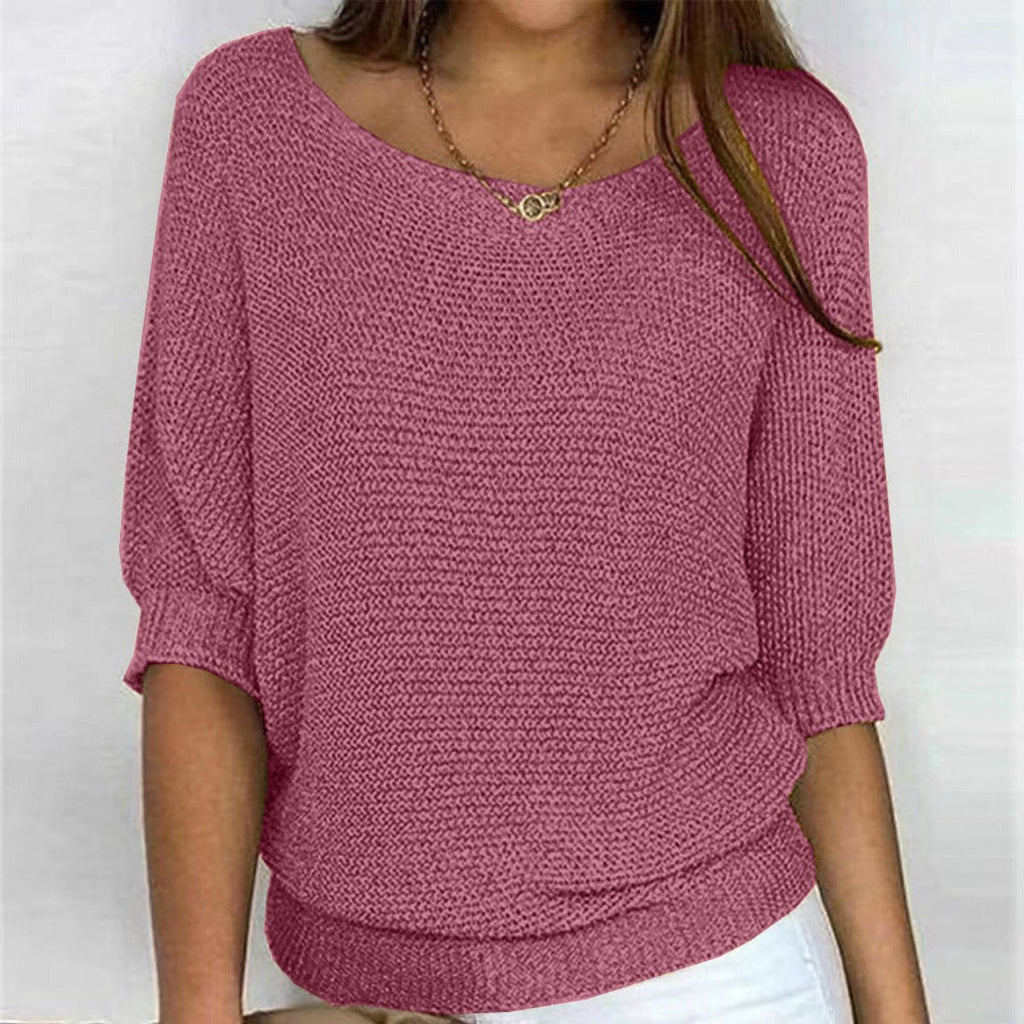 Women's Batwing-Sleeve Knit Pullover